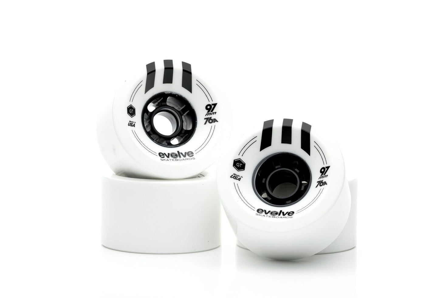 Ruedas Skate eléctrico GTR Street 97mm - Evolve Skateboards - Evolve Skateboards EspañaRueda StreetEvolve Skateboards EspañaEvolve Skateboards EspañaWOGR9776WHBLANCASBLANCAS